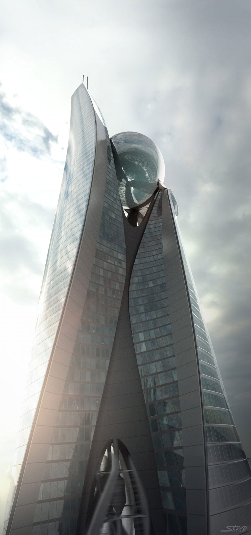 Skyscraper movie designer