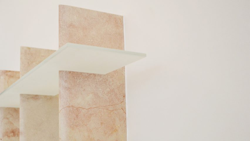 Carla Baz debuts resin and marble furniture in Beirut