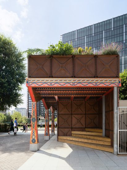Thames Walk pavilion by Studio Weave