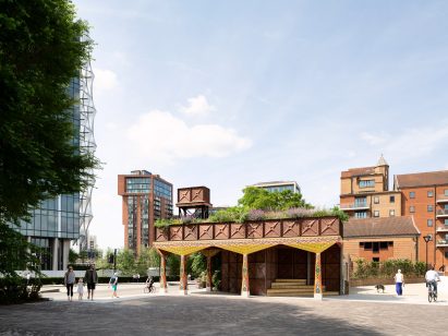 Thames Walk pavilion by Studio Weave
