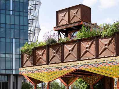 Thames Walk pavilion by Studio Weave