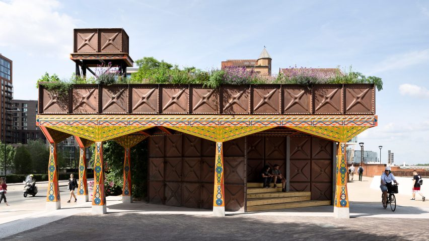 Thames Walk pavilion by Studio Weave