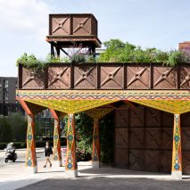 Thames Walk pavilion by Studio Weave