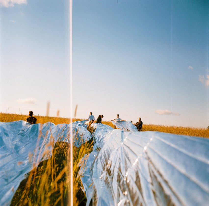 The Blanket at Burning Man by Alex Schtanuk