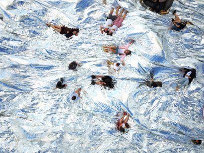The Blanket at Burning Man by Alex Schtanuk