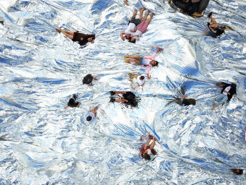 The Blanket at Burning Man by Alex Schtanuk