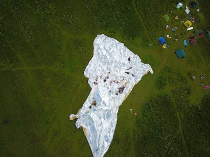 The Blanket at Burning Man by Alex Schtanuk