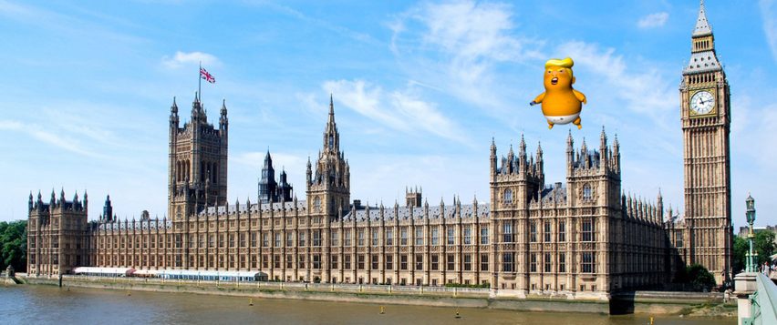 Sadiq Khan approves flight of giant, orange Trump Baby blimp over London