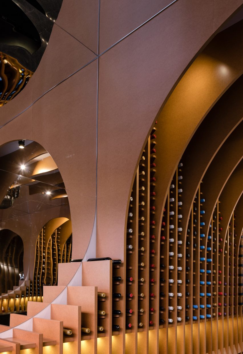 Zooco Estudio create cave-like wine shop in Spain