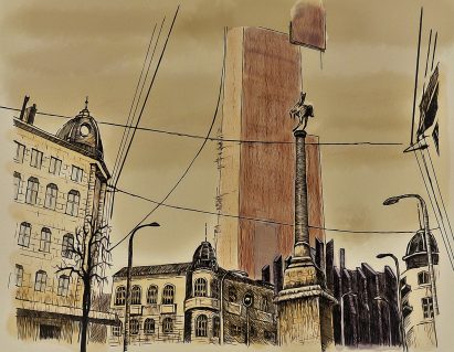 Virtual Cities by Konstantinos Dimopoulos with illustrations by Maria Kallikaki