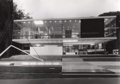 Yugoslav Pavilion at Expo 58 by Vjenceslav Richter, Brussels, Belgium, 1958