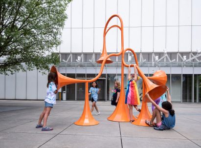 Yuri Suzuki installs six colourful sound-modifying sculptures in Atlanta