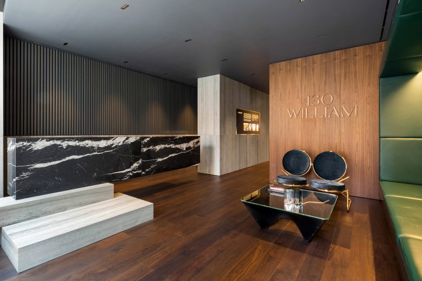 David Adjaye's 130 William interiors