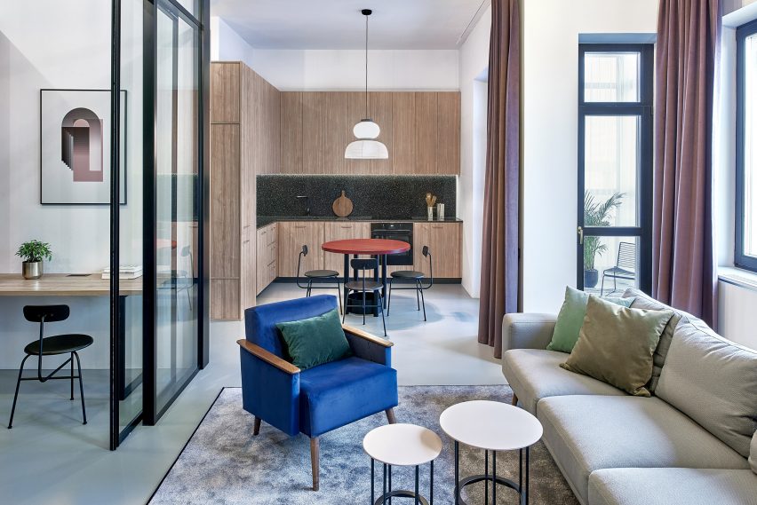 99 square-metre apartment by Lera Brumina