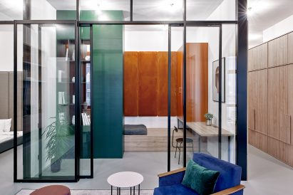 99 square-metre apartment by Lera Brumina