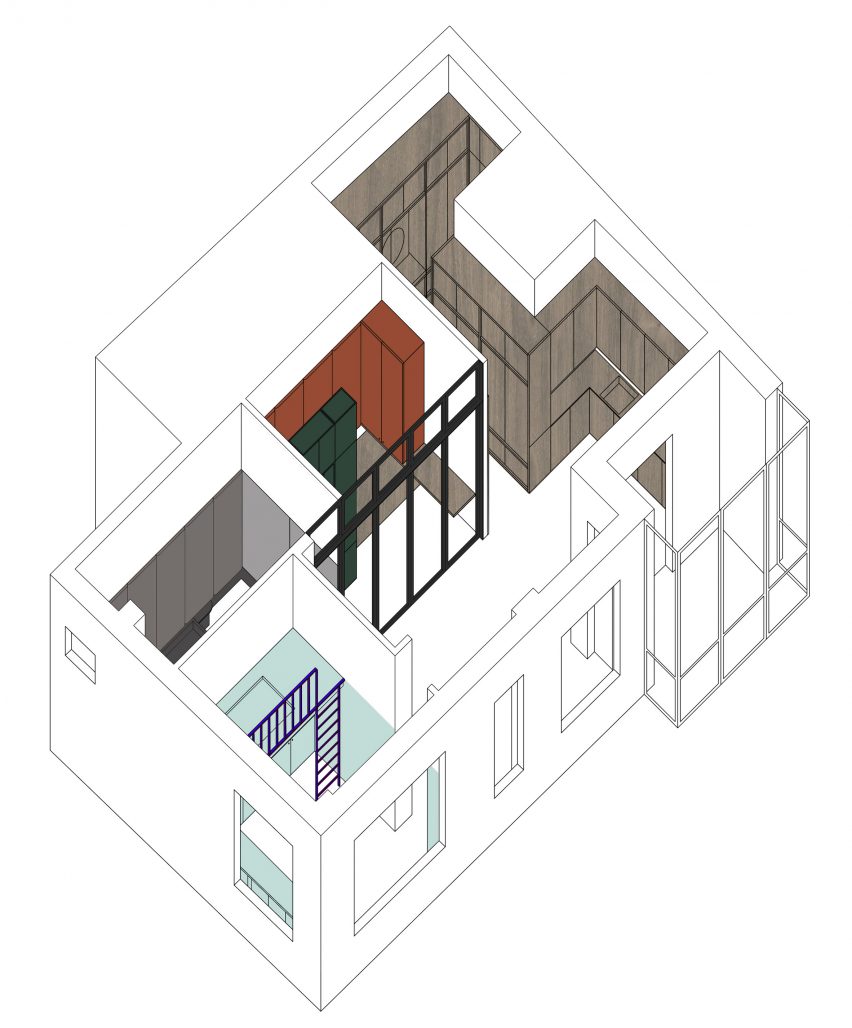 99 square-metre apartment by Lera Brumina