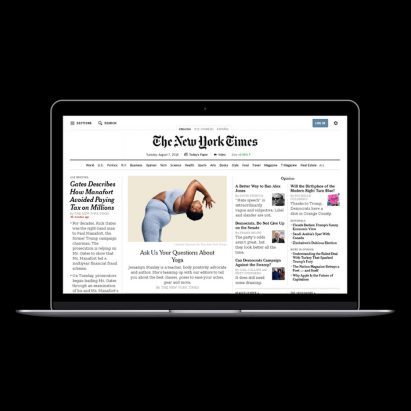 New York Times redesigns website to catch up with mobile offering