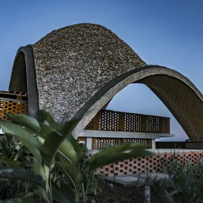 Rwanda Cricket Stadium by Light Earth Designs