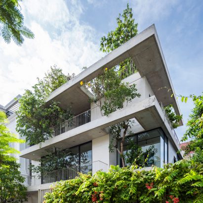 Stacked Planters House by Vo Trong Nghia Architects