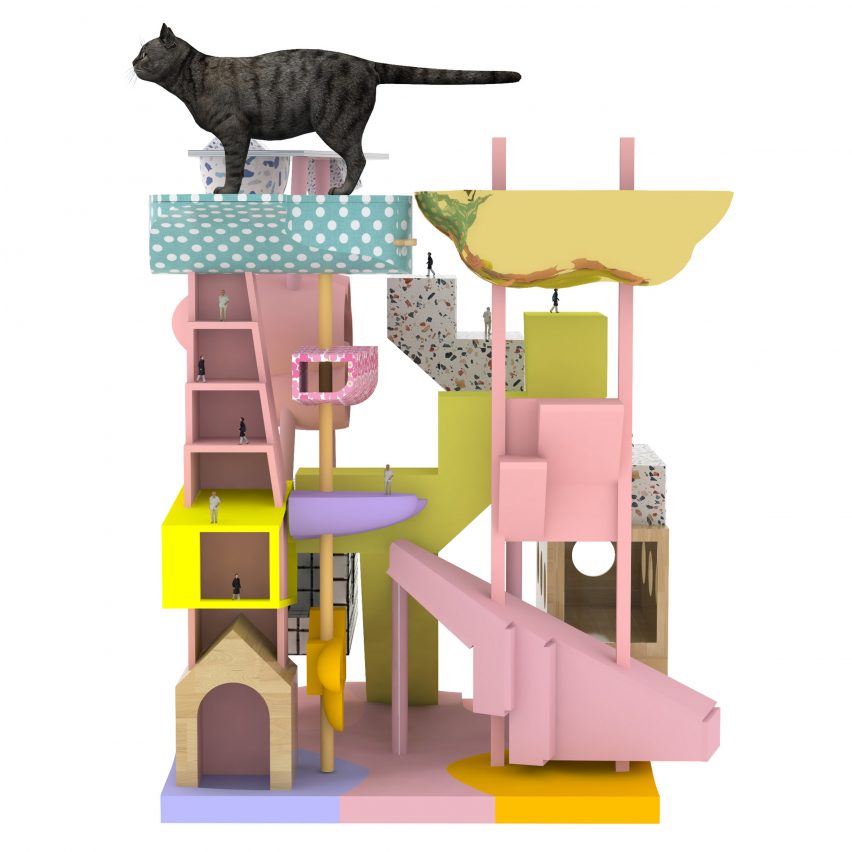 Architectural Voltron: Cats and Socks by Bureau Spectacular for P.O.D.System Architecture
