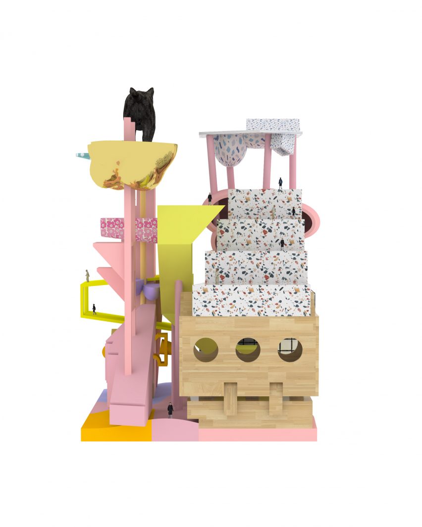 Architectural Voltron: Cats and Socks by Bureau Spectacular for P.O.D.System Architecture