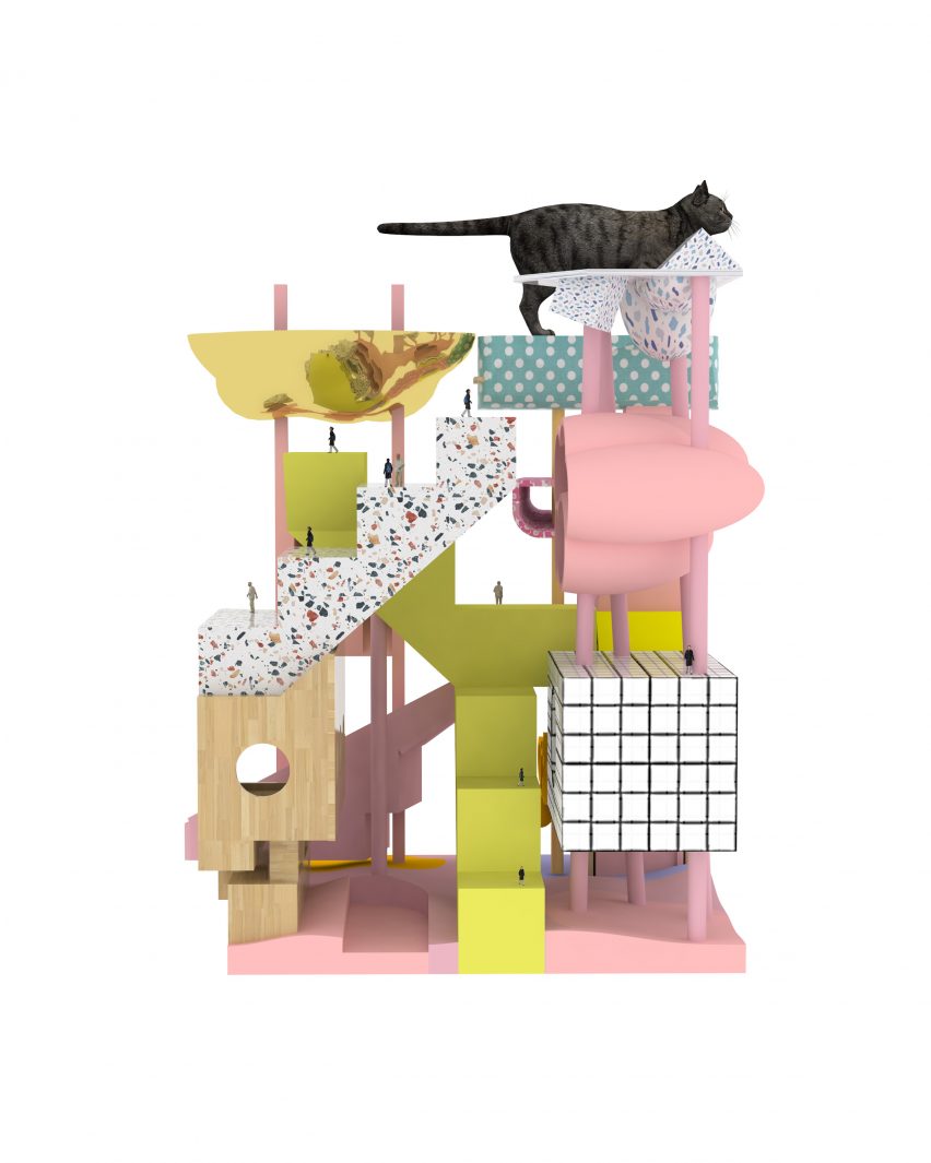 Architectural Voltron: Cats and Socks by Bureau Spectacular for P.O.D.System Architecture