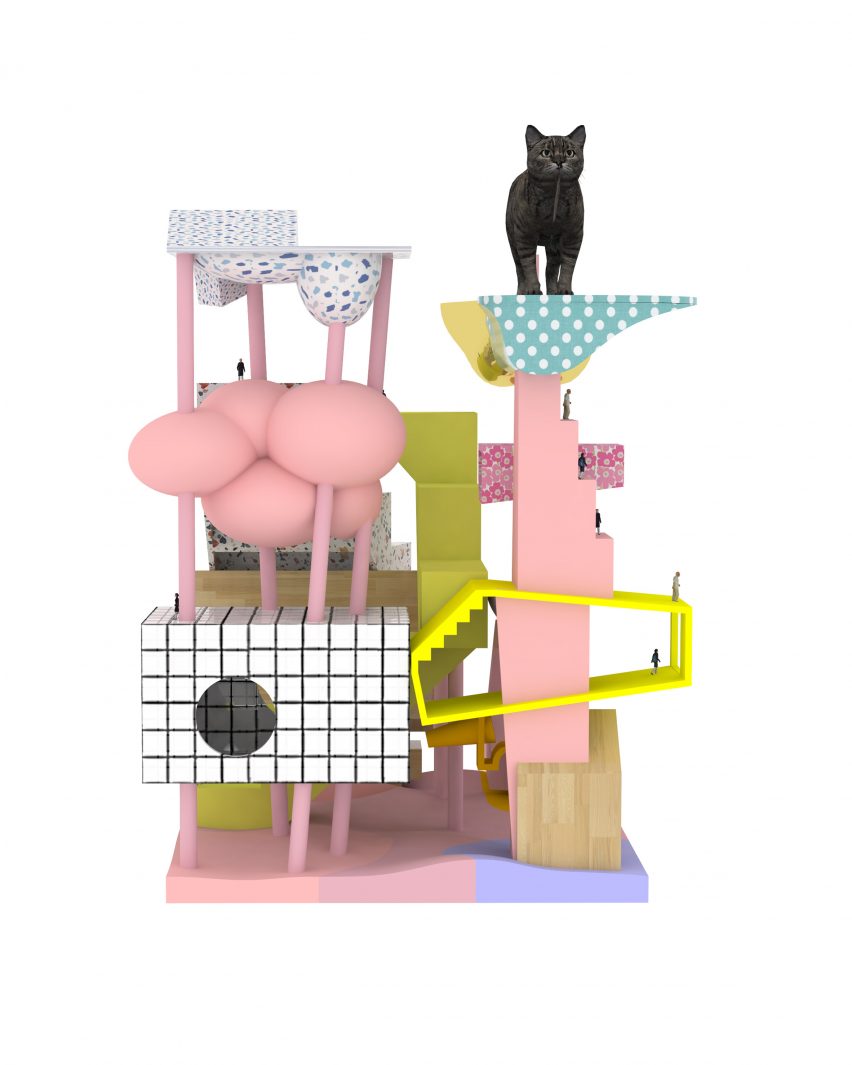 Architectural Voltron: Cats and Socks by Bureau Spectacular for P.O.D.System Architecture