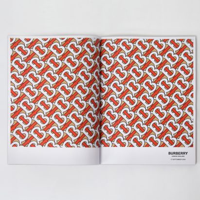 Peter Saville redesigns Burberry logo