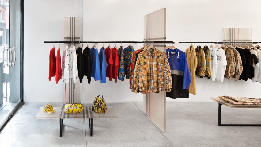 Burberry x OC installation by Sabine Marcelis