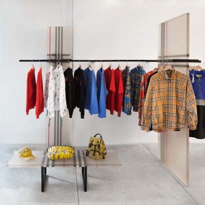 Burberry x OC installation by Sabine Marcelis