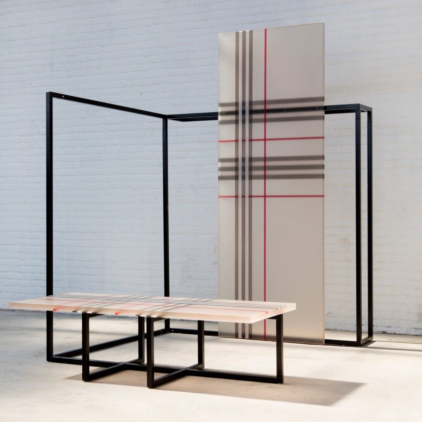 Burberry x OC installation by Sabine Marcelis