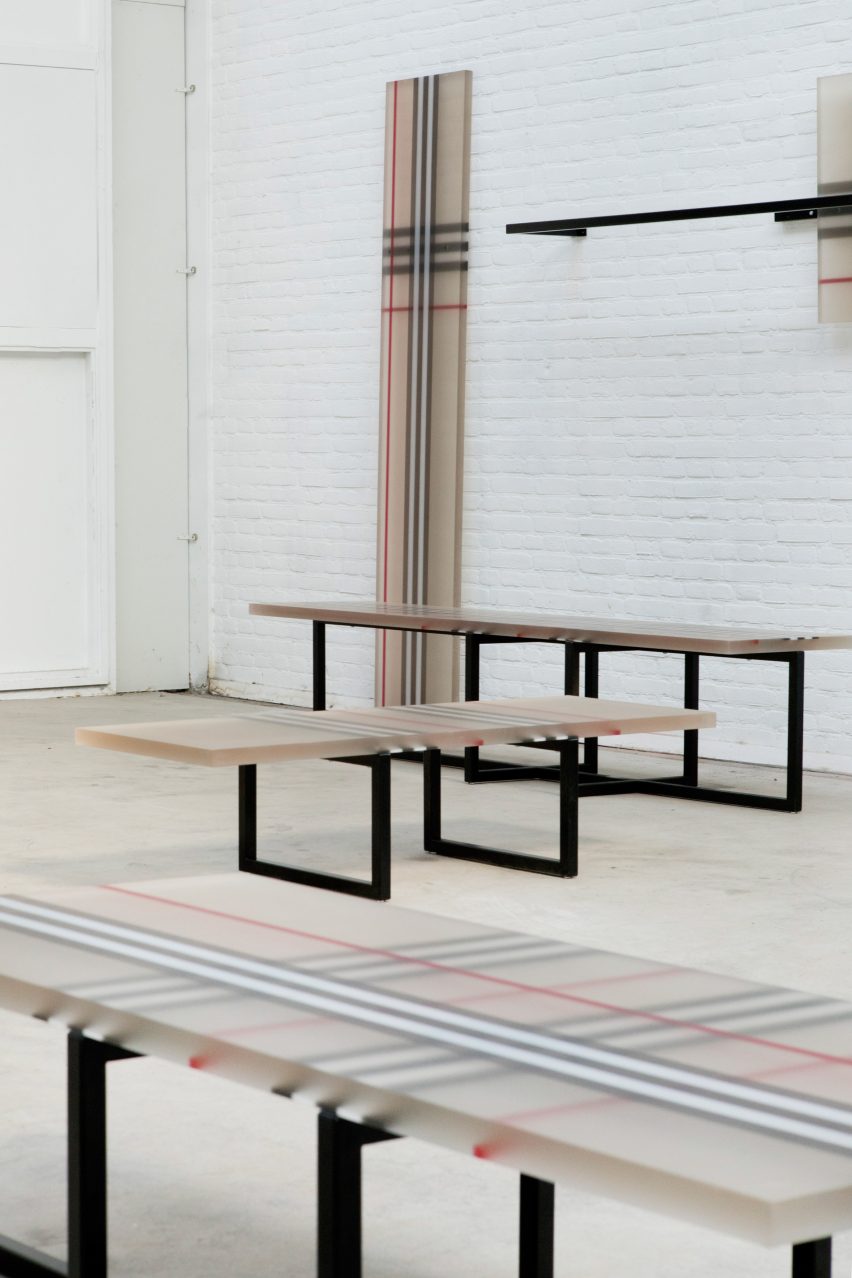 Burberry x OC installation by Sabine Marcelis