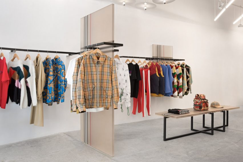Burberry x OC installation by Sabine Marcelis