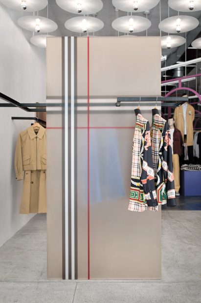 Burberry x OC installation by Sabine Marcelis