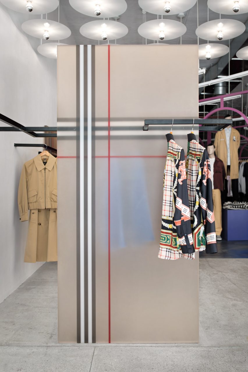 Burberry x OC installation by Sabine Marcelis