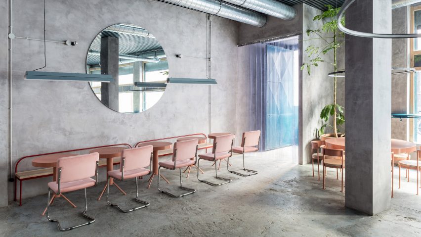 Explore pastel hued interiors via our Pinterest board