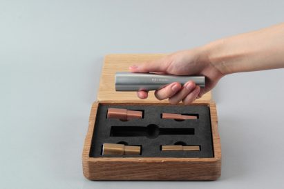 Taecheon Kim's modular makeup brush is designed for men