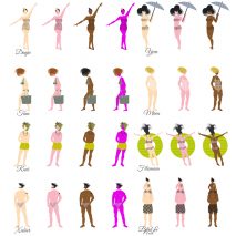 Cutout Mix is a range of “diverse and inclusive” graphic figures for architectural renderings