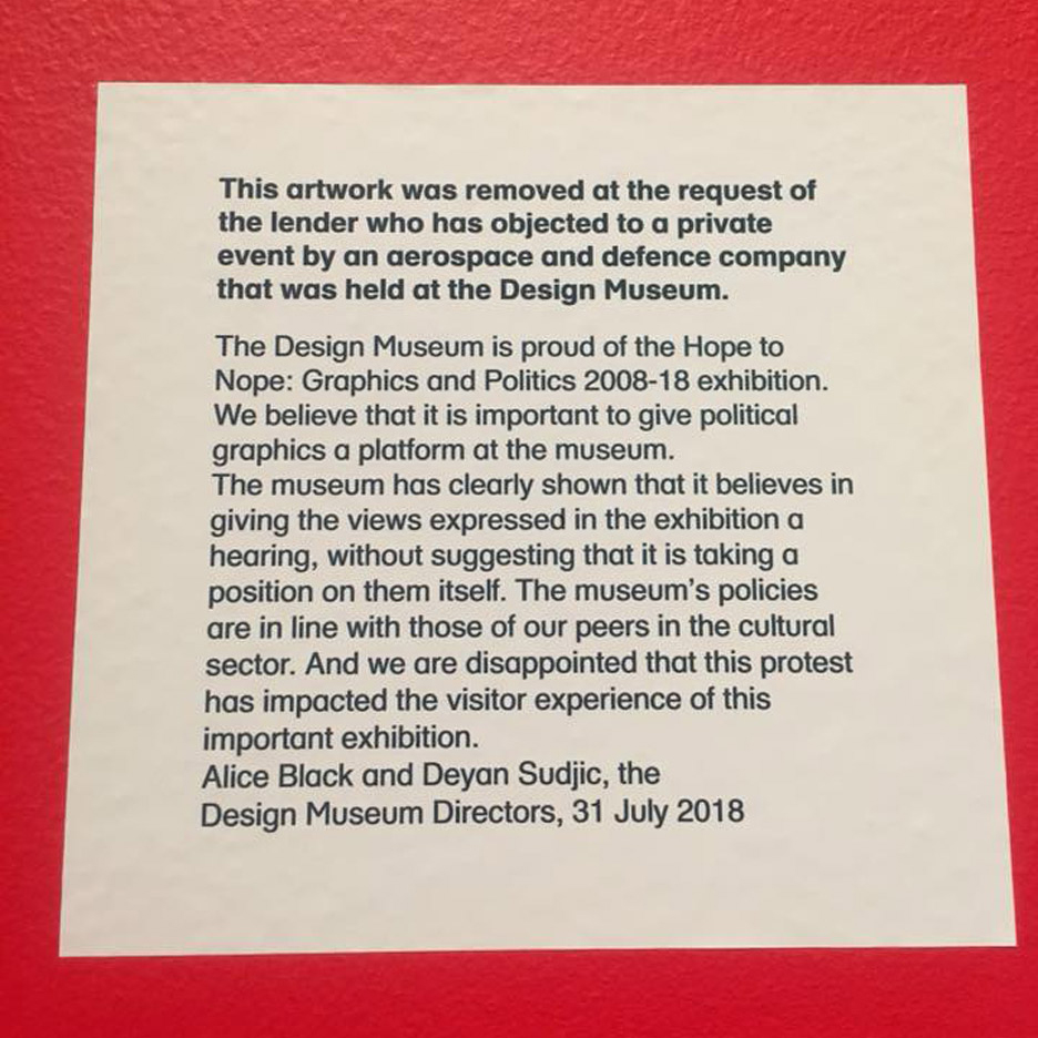 Design Museum Hope to Nope