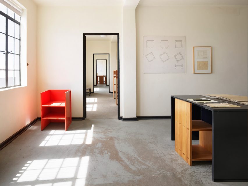 Donald Judd Specific Furniture at SFMOMA