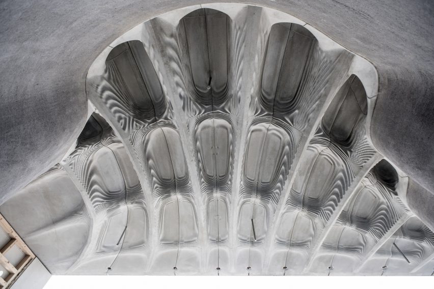 ETH Zurich makes lighter concrete ceiling using 3D sand-printing