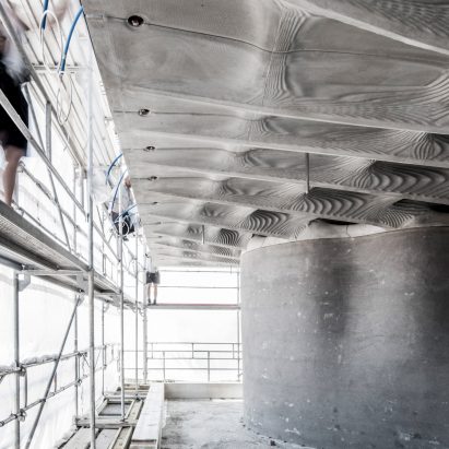 ETH Zurich makes lighter concrete ceiling using 3D sand-printing