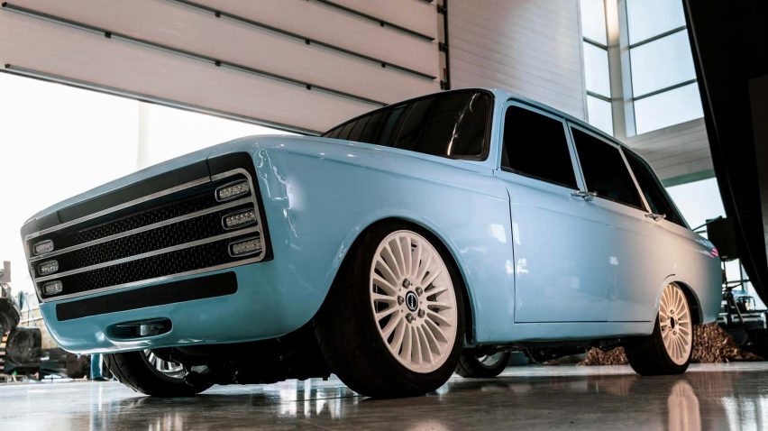 Kalashnikov unveils prototype electric car to "keep up" with Tesla