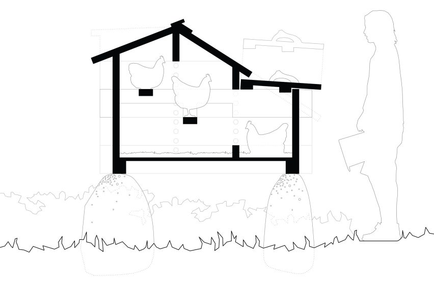 Kana Talo chicken house by Chan Brisco