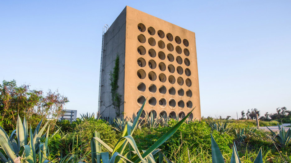 Giant concrete anti-communist speaker reimagined as sound installation