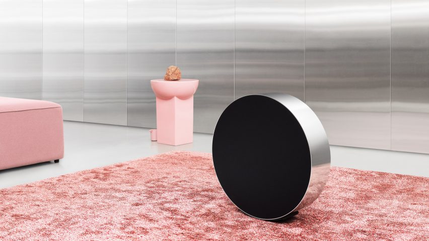 Michael Anastassiades designs Bang & Olufsen speaker you adjust by rolling