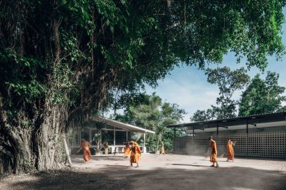 Novice Living Quarters Buddhanimit Temple by Skarn Chaiyawat