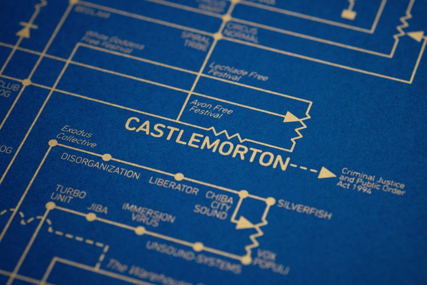 Dorothy's poster maps out the history of UK club culture