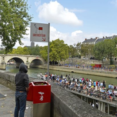 Outdoor urinals cause uproar after being installed on Paris streets