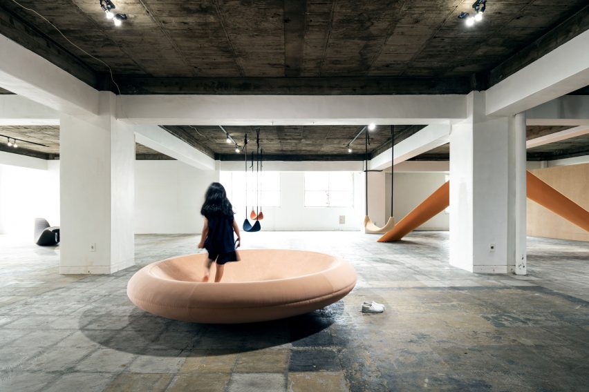 Playscape by Mikiya Koboyashi encourages adults and children in Tokyo to play
